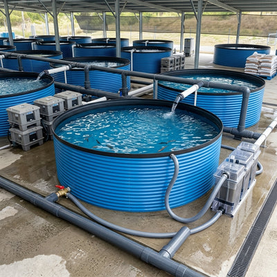 9000 Litre Fish Farming Tank – Onshore Live Fish Storage