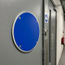 Fire Door Keep Locked Shut Sign 75mm Aluminium