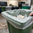 240 Litre Clear Recycled Wheelie Bin Liners - Box of 100