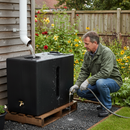 Dark Slate Gray Premium Rectangular Upright 350 Litre Baffled Water Storage Tank