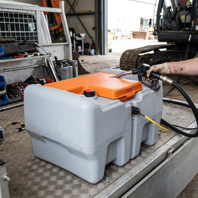 440 Litre Portable Diesel Fuel Dispenser with 12V Electric Pump