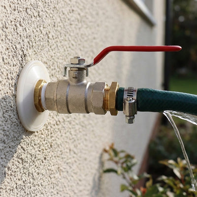 ½" BSP Tap Kit with Lever Tap and Brass Fittings