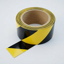 Magnetic Hazard Warning Tape - 50mm x 5m Roll, Black/Yellow (view 2)