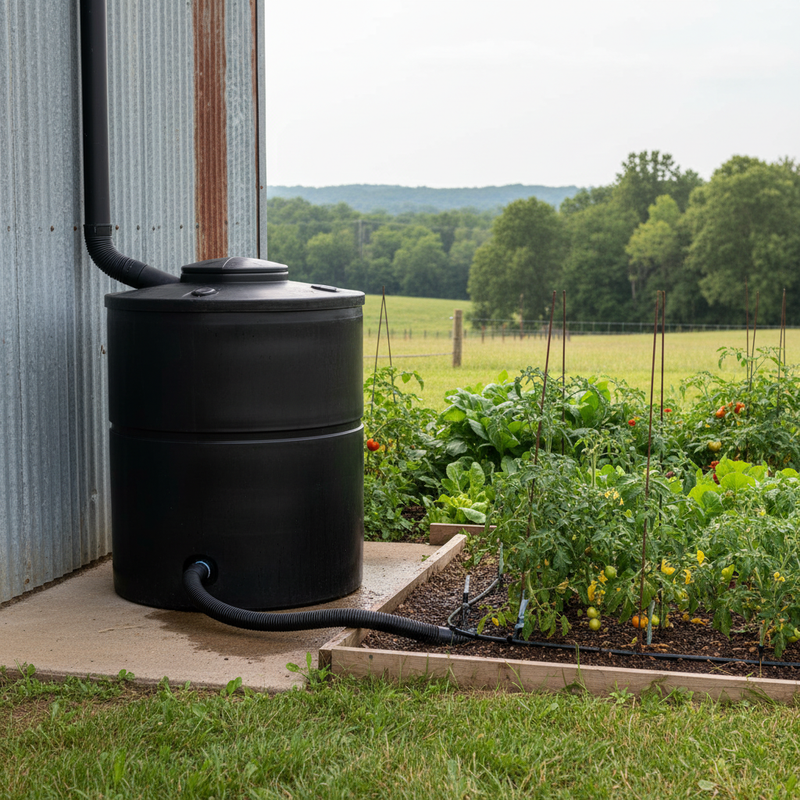 Dark Olive Green 2500 Litre Premium Access Water Tank - Heavy Duty Design