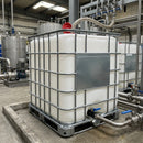 1000L Reconditioned IBC with 2" Bottom Valve & Steel Pallet
