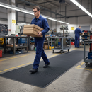 Dim Gray Premium Rubber Ribbed Mat - 6mm Thickness for Versatile Use