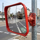 600 × 400mm convex safety mirror polymir frame