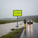 Gray Premium 600 x 450mm Q-Sign for Effective Traffic Management