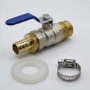 3/4" BSP Tap Kit with Brass Nipple & Hose Tail (view 2)
