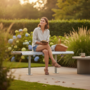 Sienna Heavy Duty Outdoor Steel Bench 300 for Public Spaces