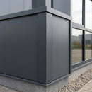 PVC Hemmed Corner 193mm x 193mm x 90° 0.7mm