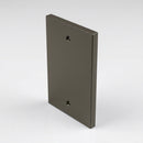 Aluminium Downpipe Access Plate 72x72mm — RAL 7022