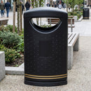 130 Litre Hooded Litter Bin Polyethylene Double-Skinned