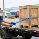 Light Gray Premium Ratchet Strap 50mm x 5m with 2500kg Break Strength