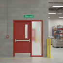 Dim Gray Premium Fire Safety Signs - Fire Exit - Multiple Sizes Available