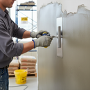 Light Slate Gray Professional Stainless Steel Finishing Trowel 13" x 5" - Lightweight and Durable