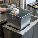 77 Litre Galvanised Steel Tapered Bin Liner with Internal Handles
