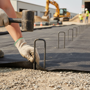 Rosy Brown Premium U-Pin Connectors - Pack of 100 for Securing Matting