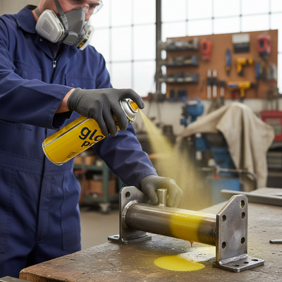 Premium All Purpose Acrylic Gloss Spray Paint 500ml - Yellow