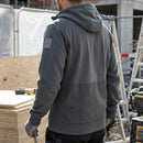 Steel Grey/Dark Steel Grey Reinforced Zip Hoodie Jacket