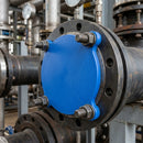 6" Class 300 Flange Stud Hole Insert - Blue LDPE (view 2)