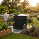 Dark Olive Green 5600 Litre Heavy Duty Potable Water Tank - Ideal for Internal and External Use