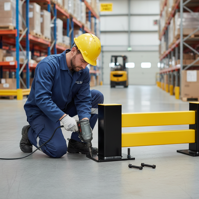 Heavy Duty Low Level Impact Protection System - End Post