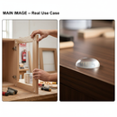 Premium 10mm Clear Self-Adhesive Round Silicone Pads - Pack of 16 for Noise Reduction and Surface Protection