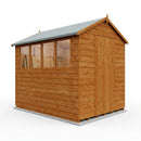 Apex Garden Shed 12mm Shiplap Cladding 785mm Door (view 2)