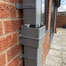 Flush Joint Internal Jointer 72x72mm Aluminium Downpipe