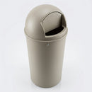 80 litre UV-resistant polyethylene litter bin with spring-loaded flap (view 2)
