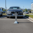 Light Slate Gray Premium Drop Down Frame Posts for Secure Car Parks