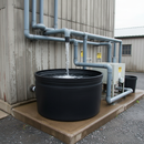 Dim Gray Heavy Duty Open Top 1600 Litre Water Tank for Versatile Storage