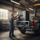 Dark Slate Gray Heavy Duty 500 Litre Baffled Water Storage Tank - Tall Rectangular Design