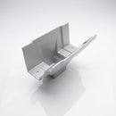 Moulded Ogee Gutter Outlet 72×72mm – 125×100mm Connection — RAL 9006