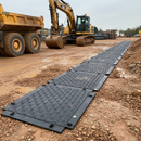 Rosy Brown Heavy Duty Ground Protection Mat - 1.8m x 0.9m for Vehicles