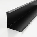 L Return Aluminium Fascia Board 30mm – 3m — RAL 9005