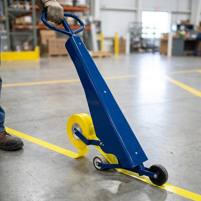 50mm & 75mm Adhesive Floor Tape Applicator with Steel Construction