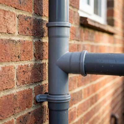 76mm Diameter Flush Joint Downpipe Branches