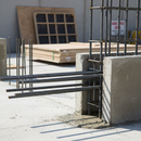 Dark Slate Gray Heavy Duty Ribbed Steel Rod 6mm x 1m for Reinforcement