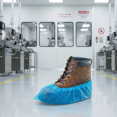 Disposable Overshoe Covers Pack of 30 - High-Performance Blue Protectors