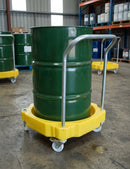 4-Wheel Bunded Drum Dolly with Push Handle – 300 kg capacity