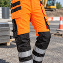 Class 2 Orange/Black One-Piece Workwear with Holster Storage (view 2)
