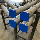 2½" Class 300/600 Flange Stud Hole Insert - Blue LDPE