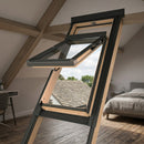 Dual Top Hung Roof Window 550x780mm Laminated Glazing