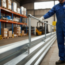 White Smoke Premium Handrail Ball Post for Barrier Systems - 610mm & 760mm Tall Options with 1100mm Finish Height