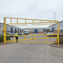 Light Slate Gray Premium Ultra Heavy Duty Single Leaf Height Barrier with Lower Gate