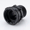 1" Male Thread Cam Lever Hose Adaptor, Glass-Filled Polypropylene (view 2)