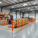 Dark Gray Premium Modular Utility Barrier Upright Posts for Enhanced Safety