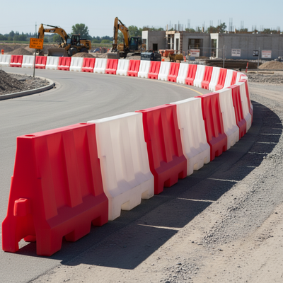 1.2 Metre Heavy Duty Water Filled Barrier for Safety and Control